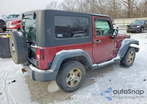 2008 Jeep Wrangler X from USA, damaged, VIN 1J4FZ24128L603874